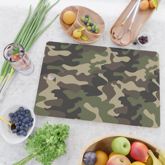 Military camouflage Cutting Board Gallery Image 2