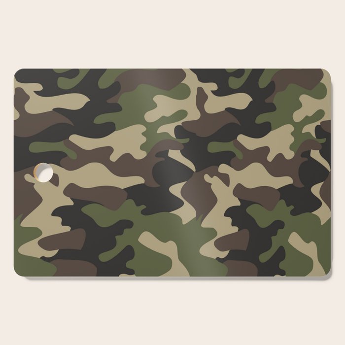 Military camouflage Cutting Board Gallery Image 1
