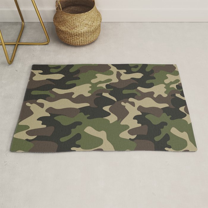 Military camouflage Rug Gallery Image 1