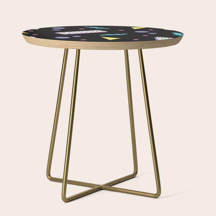Memphis pattern 45 - 80s / 90s Retro Side Table Gallery Image 1