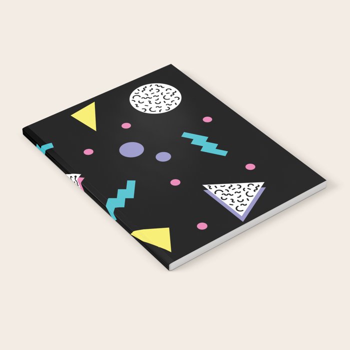 Memphis pattern 45 - 80s / 90s Retro Notebook Gallery Image 1
