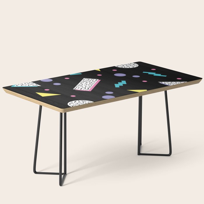 Memphis pattern 45 - 80s / 90s Retro Coffee Table Gallery Image 1