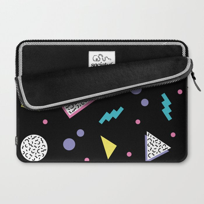 Memphis pattern 45 - 80s / 90s Retro Laptop Sleeve Gallery Image 2