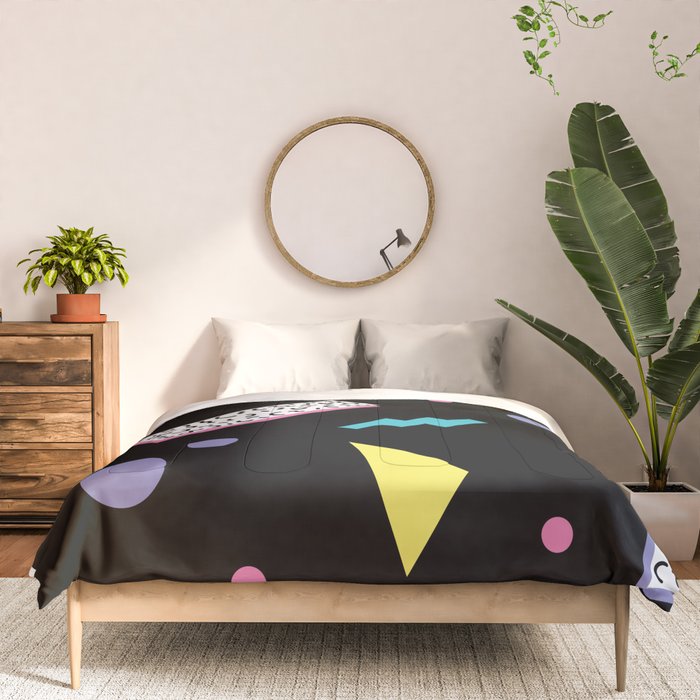 Memphis pattern 45 - 80s / 90s Retro Comforter Gallery Image 3
