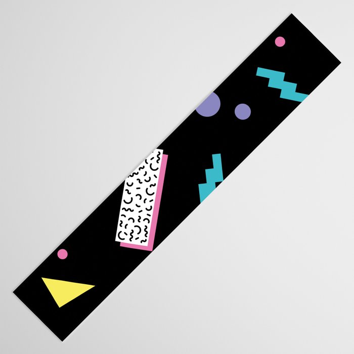 Memphis pattern 45 - 80s / 90s Retro Table Runner Gallery Image 3