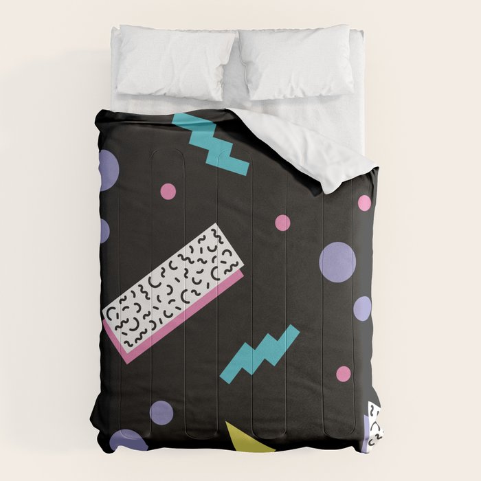 Memphis pattern 45 - 80s / 90s Retro Comforter Gallery Image 6