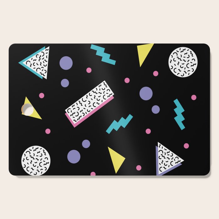 Memphis pattern 45 - 80s / 90s Retro Cutting Board Gallery Image 1