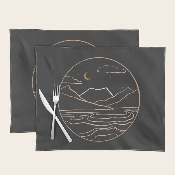 sneak peak at night Placemat Gallery Image 1