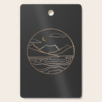 sneak peak at night Cutting Board Gallery Image 1