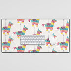 Mexican Donkey PinÌata - CMYK Palette Desk Mat Gallery Image 1