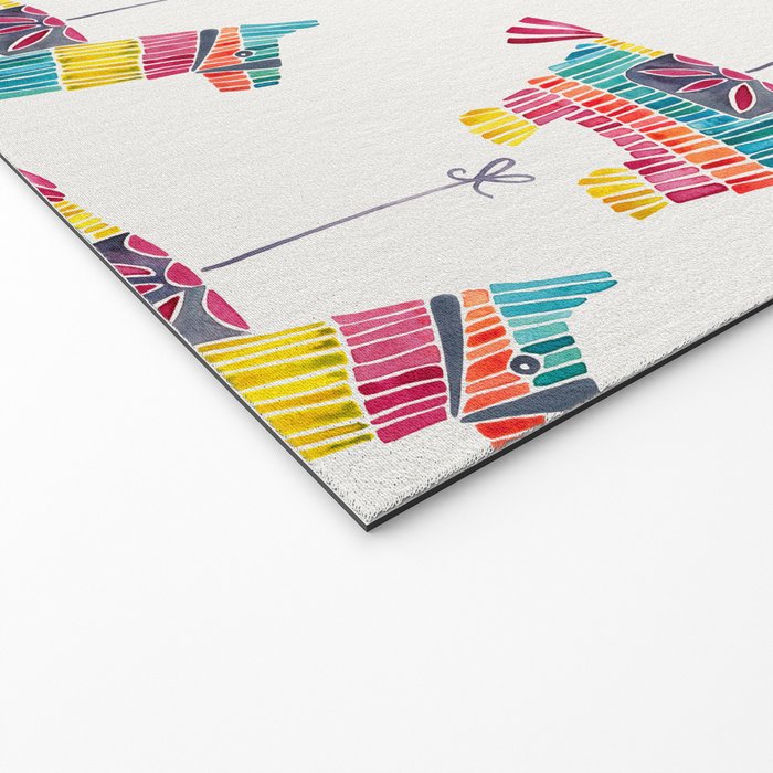 Mexican Donkey PinÌata - CMYK Palette Welcome Mat Gallery Image 2