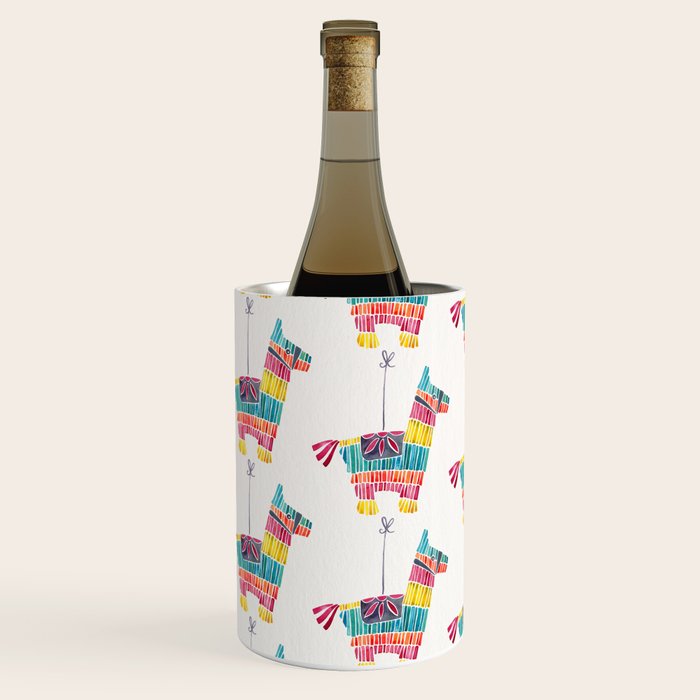 Mexican Donkey PinÌata - CMYK Palette Wine Chiller Gallery Image 2