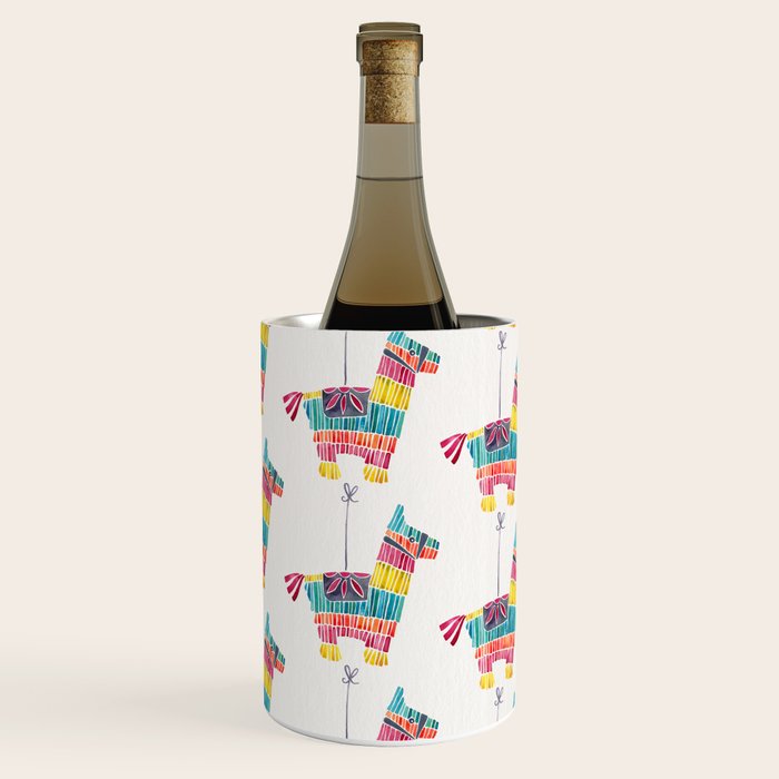 Mexican Donkey PinÌata - CMYK Palette Wine Chiller Gallery Image 3