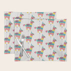 Mexican Donkey PinÌata - CMYK Palette Placemat Gallery Image 1