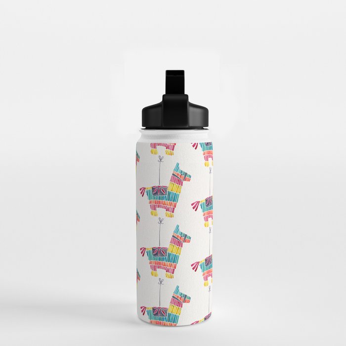Mexican Donkey PinÌata - CMYK Palette Water Bottle Gallery Image 2