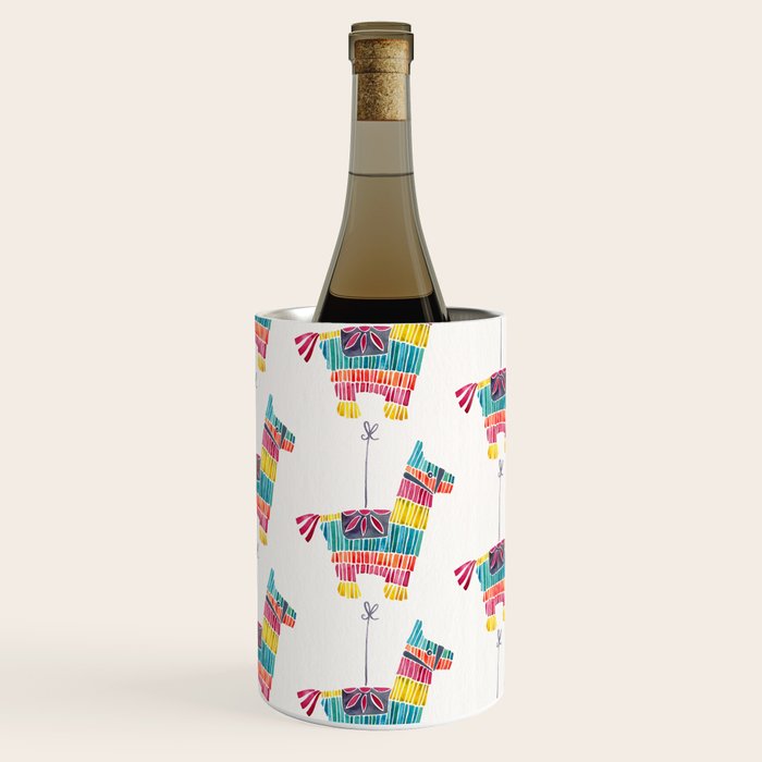 Mexican Donkey PinÌata - CMYK Palette Wine Chiller Gallery Image 1