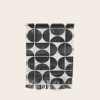 Mid-Century Modern Pattern No.3 - Black and White Wall Hanging Gallery Image 1