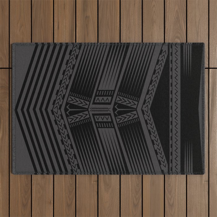 UrbanNesian Samoan Pe'a Outdoor Rug Gallery Image 1