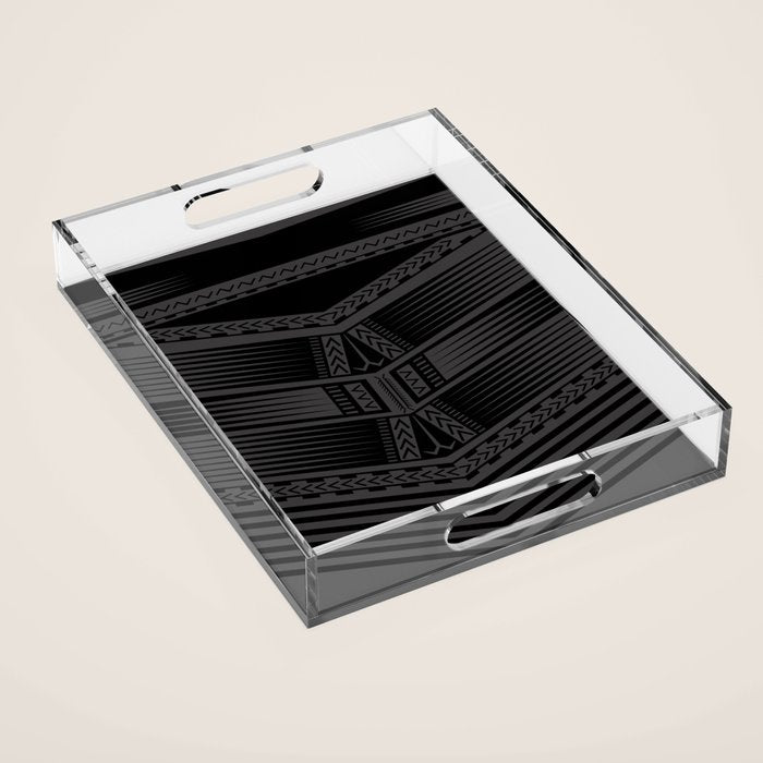 UrbanNesian Samoan Pe'a Acrylic Tray Gallery Image 1
