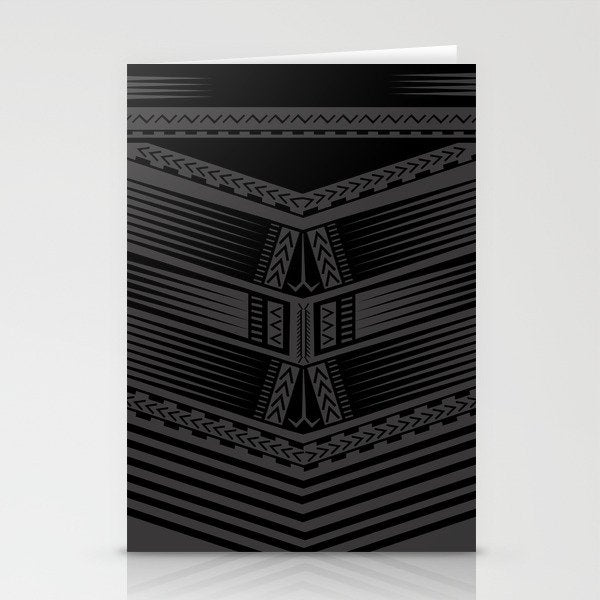 UrbanNesian Samoan Pe'a Stationery Card Gallery Image 2