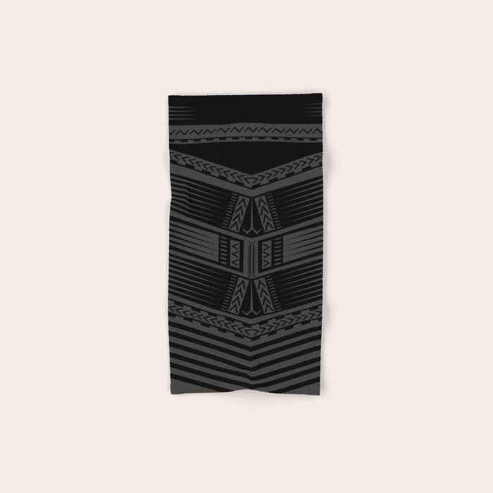 UrbanNesian Samoan Pe'a Bath Towel Gallery Image 1