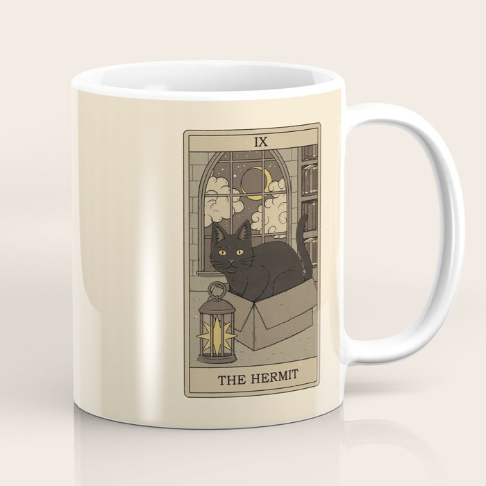 The Hermit - Cats Tarot Coffee Mug Gallery Image 1