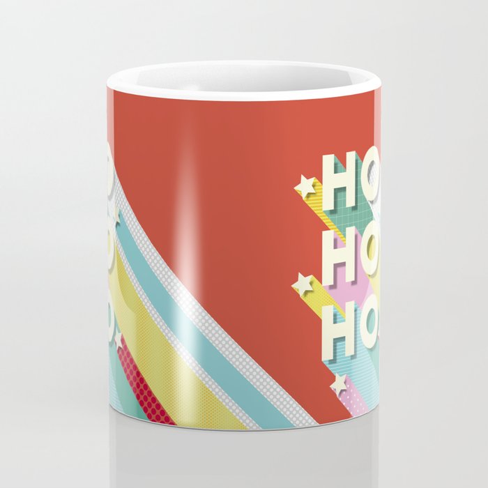 Ho Ho Ho Christmas typography Coffee Mug Gallery Image 4