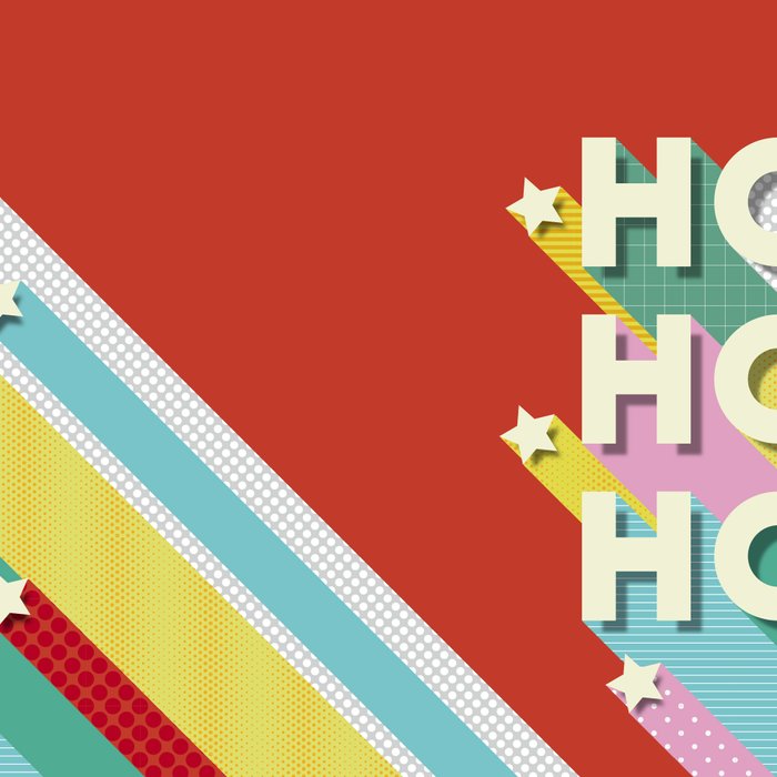 Ho Ho Ho Christmas typography Coffee Mug Gallery Image 2