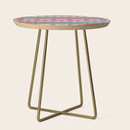 Psychedelic Eye Melt - Mint & Pink Side Table Gallery Image 1