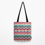 Psychedelic Eye Melt - Mint & Pink Tote Bag Gallery Image 2