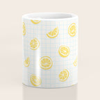 Retro lemon fruit slice cartoon pattern Coffee Mug Gallery Image 4