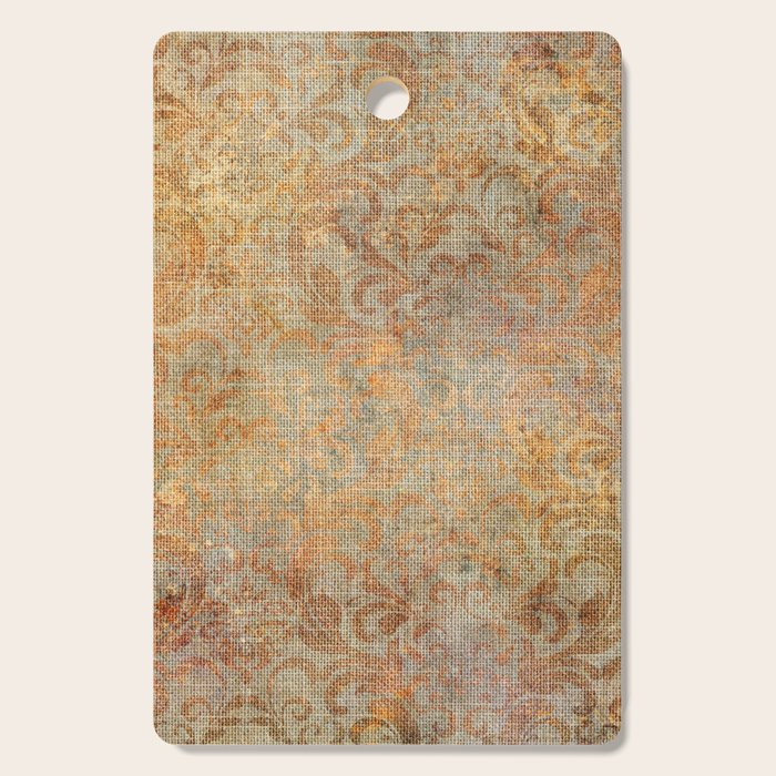 Aged Damask Texture 10 Cutting Board Gallery Image 1