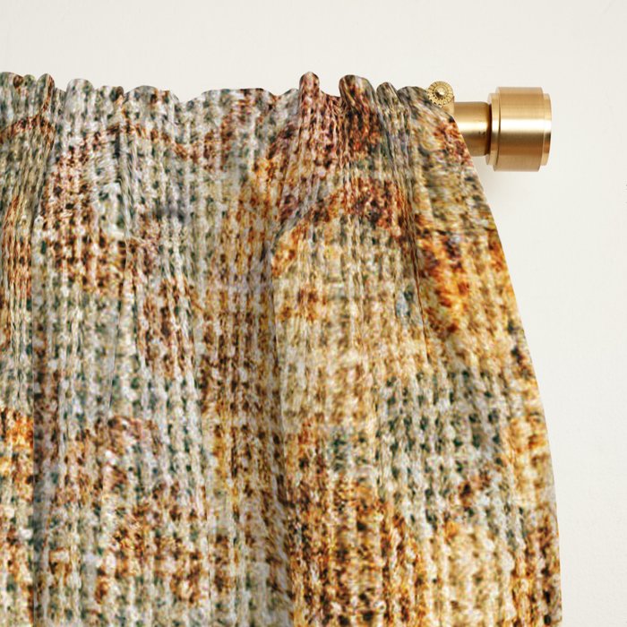 Aged Damask Texture 10 Window Curtain Gallery Image 2