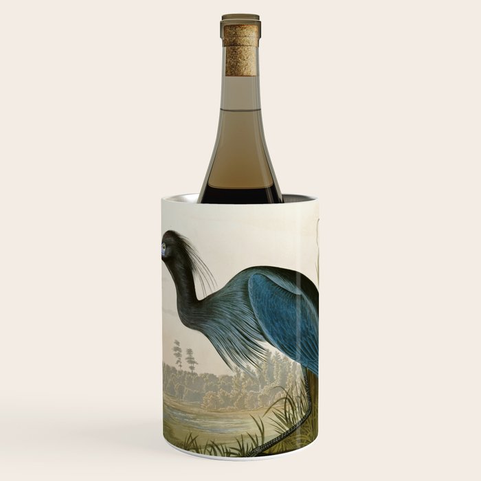 Little Blue Heron - John James Audubon's Birds of America Print Wine Chiller Gallery Image 1