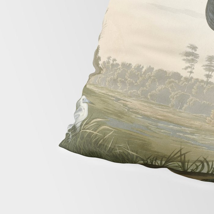 Little Blue Heron - John James Audubon's Birds of America Print Pillow Sham Gallery Image 4