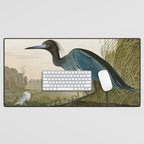 Little Blue Heron - John James Audubon's Birds of America Print Desk Mat Gallery Image 1