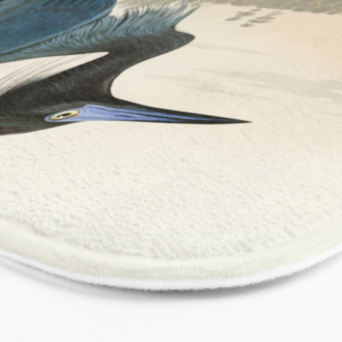 Little Blue Heron - John James Audubon's Birds of America Print Bath Mat Gallery Image 3