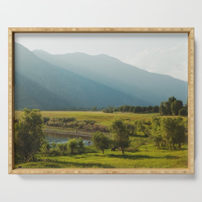 Wading Deer Serving Tray Gallery Image 1