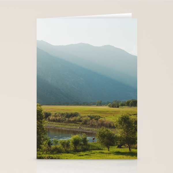 Wading Deer Stationery Card Gallery Image 2