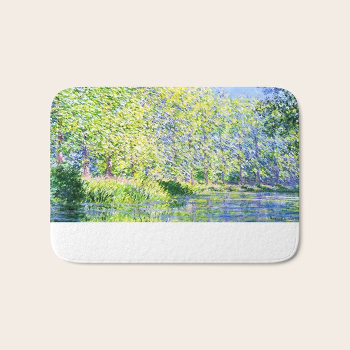 Monet: Bend in the River Epte Bath Mat Gallery Image 1