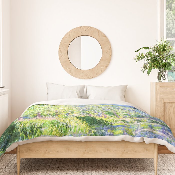 Monet: Bend in the River Epte Duvet Cover Gallery Image 3