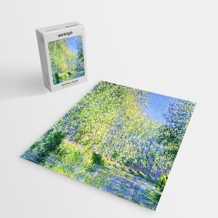 Monet: Bend in the River Epte Jigsaw Puzzle Gallery Image 2