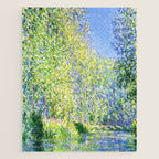 Monet: Bend in the River Epte Jigsaw Puzzle Gallery Image 1