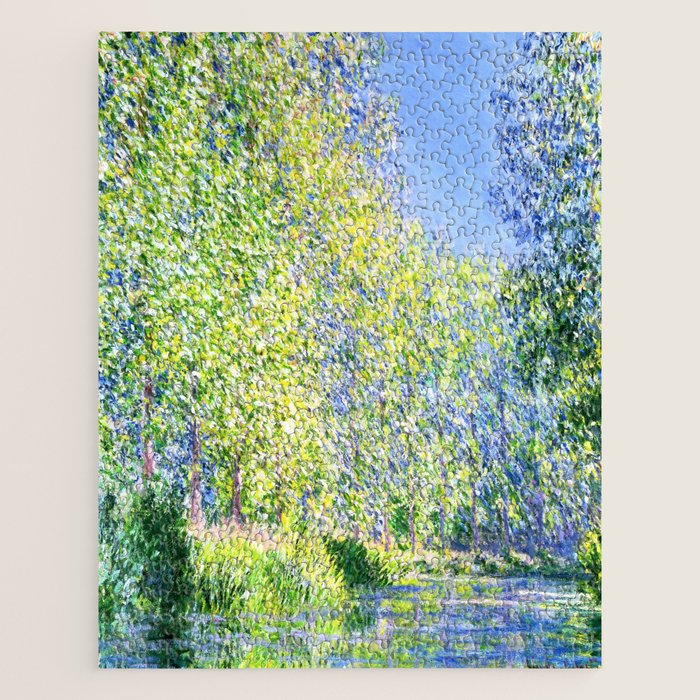 Monet: Bend in the River Epte Jigsaw Puzzle Gallery Image 1