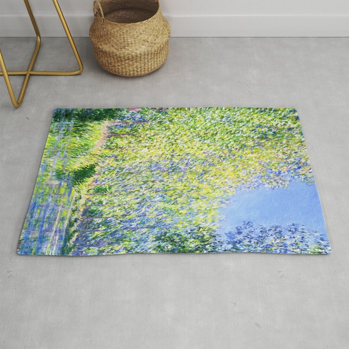 Monet: Bend in the River Epte Rug Gallery Image 1