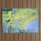 Monet: Bend in the River Epte Outdoor Rug Gallery Image 1