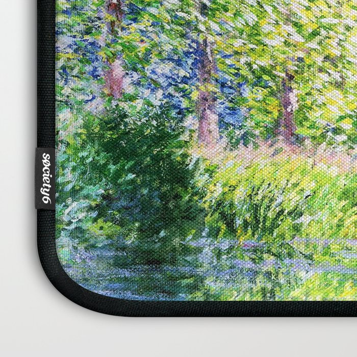 Monet: Bend in the River Epte Laptop Sleeve Gallery Image 3