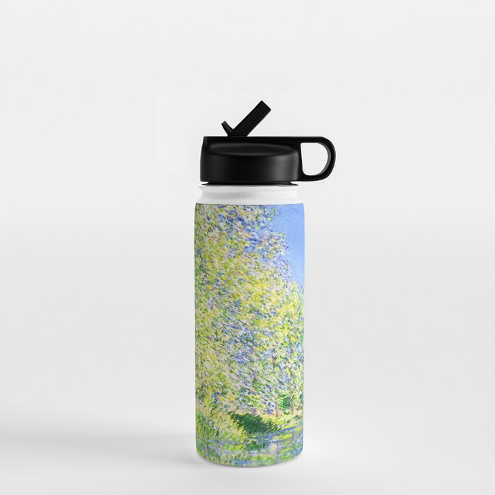 Monet: Bend in the River Epte Water Bottle Gallery Image 1