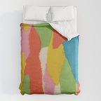 Colorful Paper Collage #1 Duvet Cover Gallery Image 6