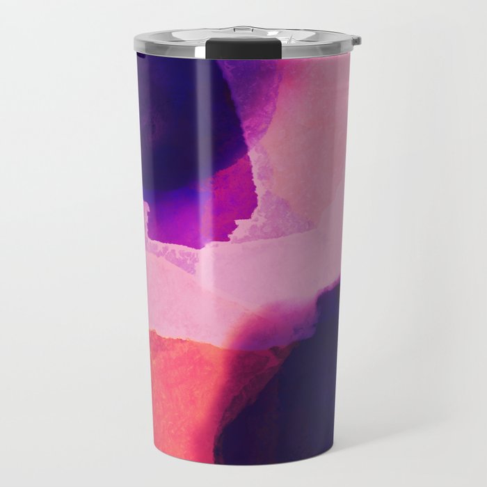 Sunrise at water's edge abstract Travel Mug Gallery Image 1